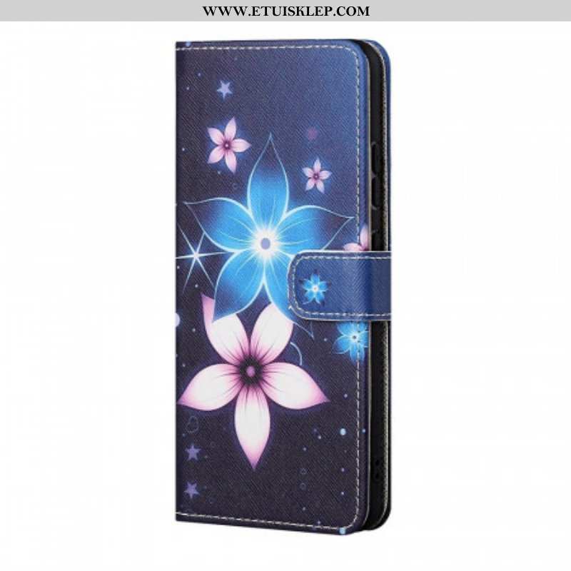 Etui Folio do Samsung Galaxy M23 5G Kwiaty Księżycowe